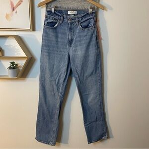 Abercrombie & Fitch 90’s Straight Ultra High Rise Curve Love 26/2S